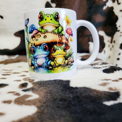Frogs 11oz Ceramic Coffee Mug