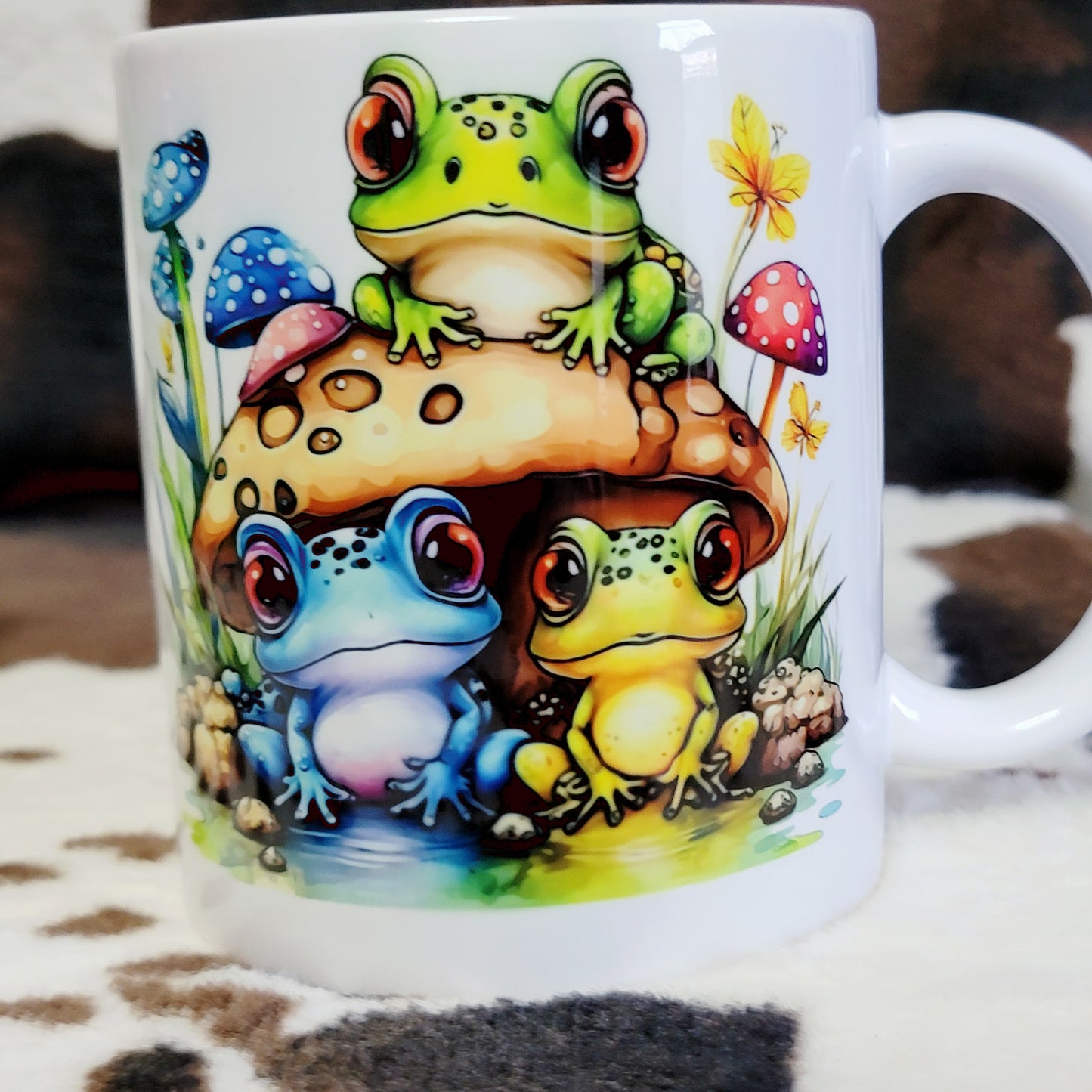 Frogs 11oz Ceramic Coffee Mug