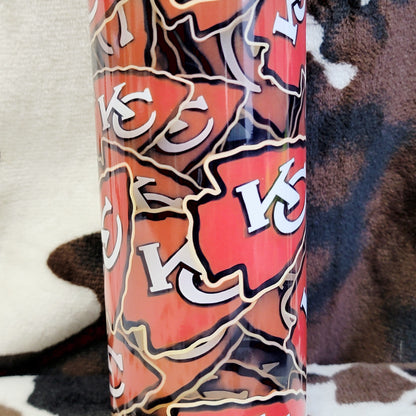 Kansas City Chiefs 20oz Skinny Tumbler