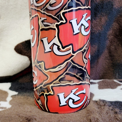 Kansas City Chiefs 20oz Skinny Tumbler