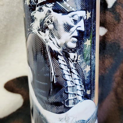 Willie Nelson Flag 20oz Skinny Tumbler