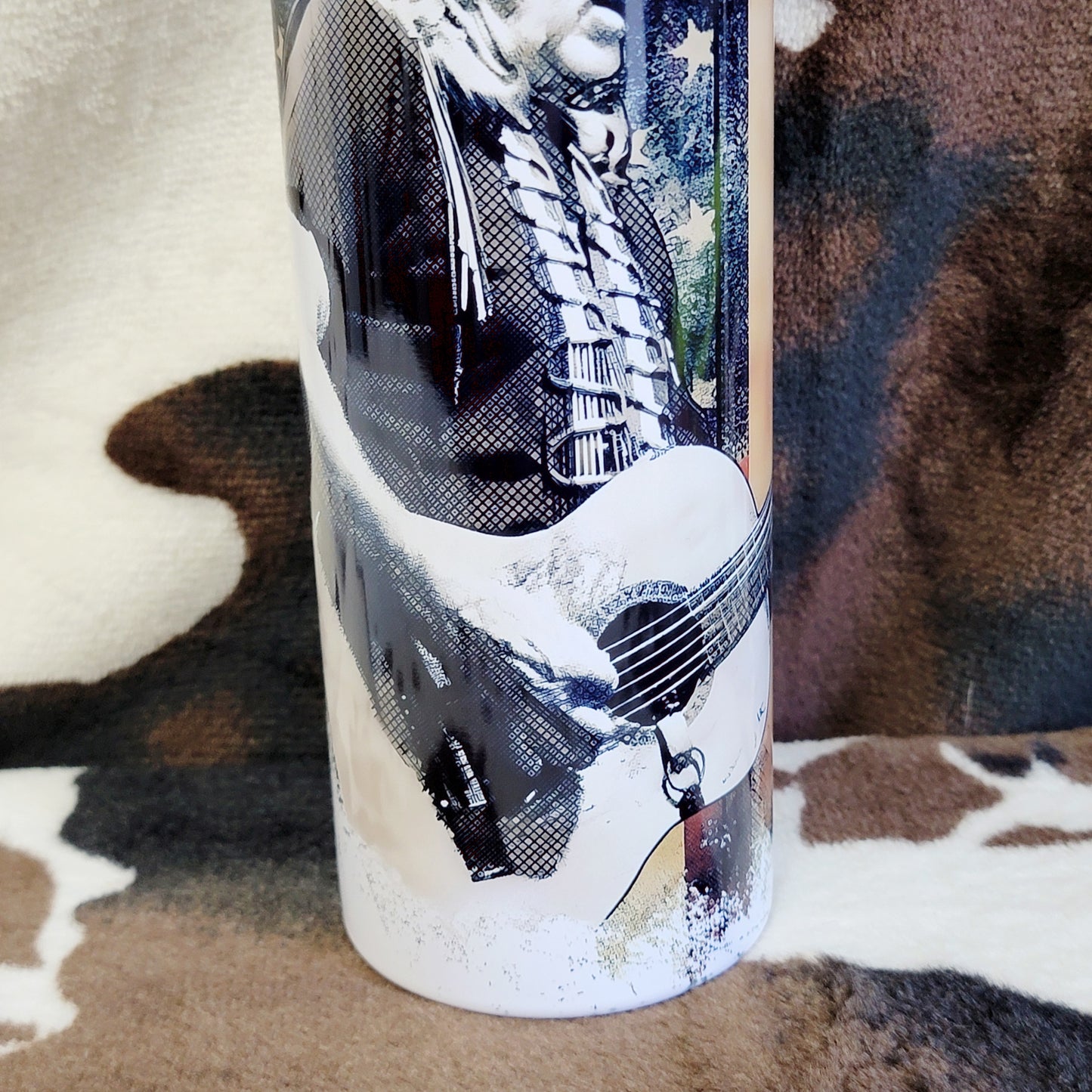 Willie Nelson Flag 20oz Skinny Tumbler