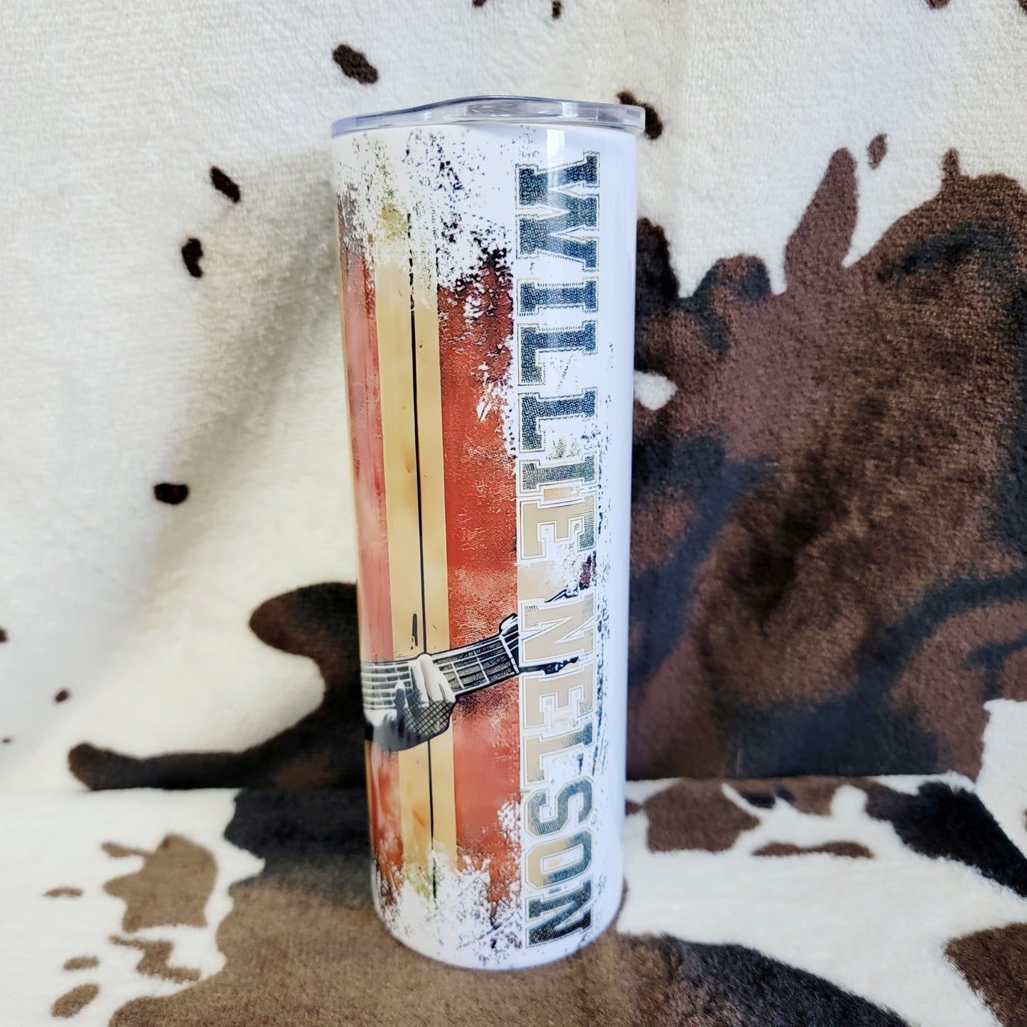 Willie Nelson Flag 20oz Skinny Tumbler