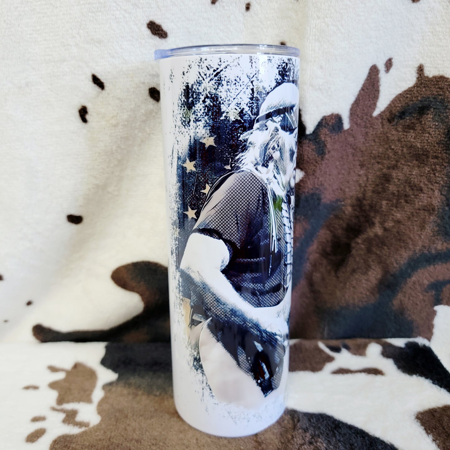 Willie Nelson Flag 20oz Skinny Tumbler