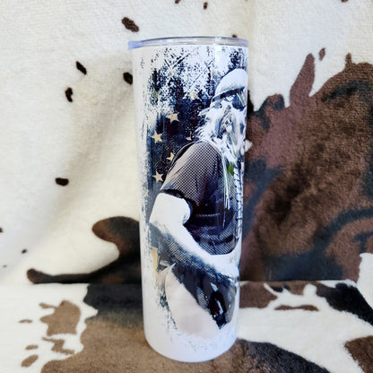 Willie Nelson Flag 20oz Skinny Tumbler