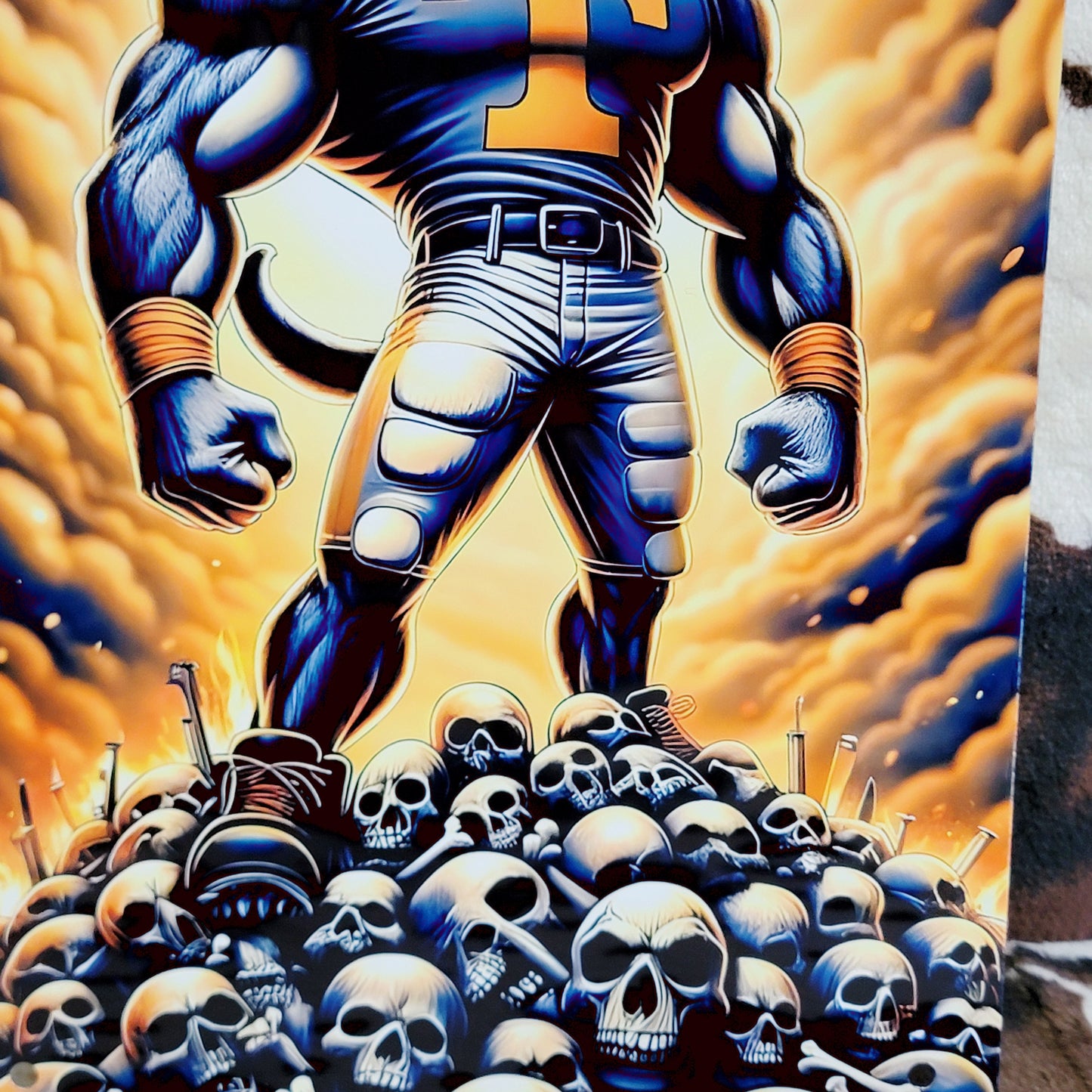 Tennessee Vols Football Sports Metal Sign