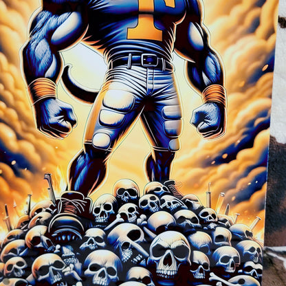 Tennessee Vols Football Sports Metal Sign