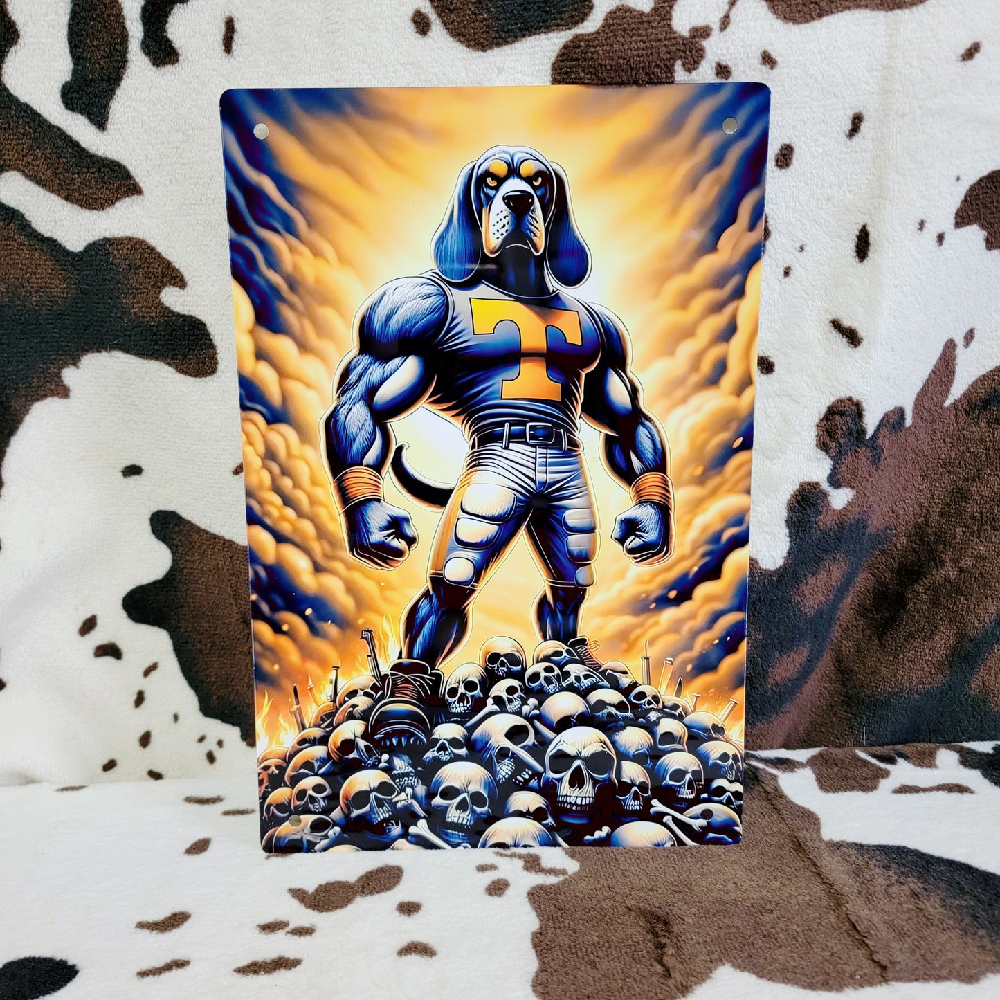 Tennessee Vols Football Sports Metal Sign