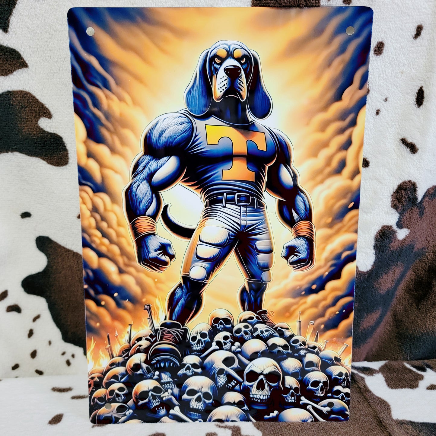 Tennessee Vols Football Sports Metal Sign