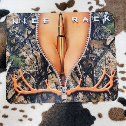 Nice Rack Camo Computer Mouse Pad