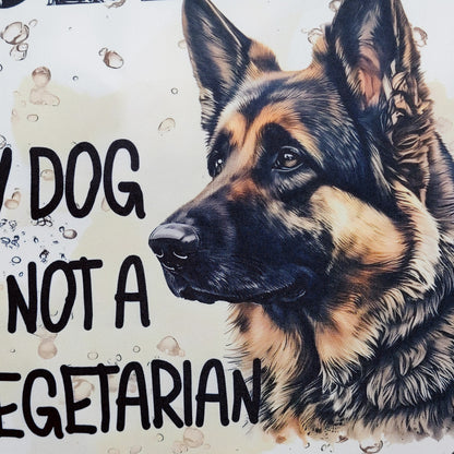German Shepherd Beware Garden Flag 12x18 (Copy)