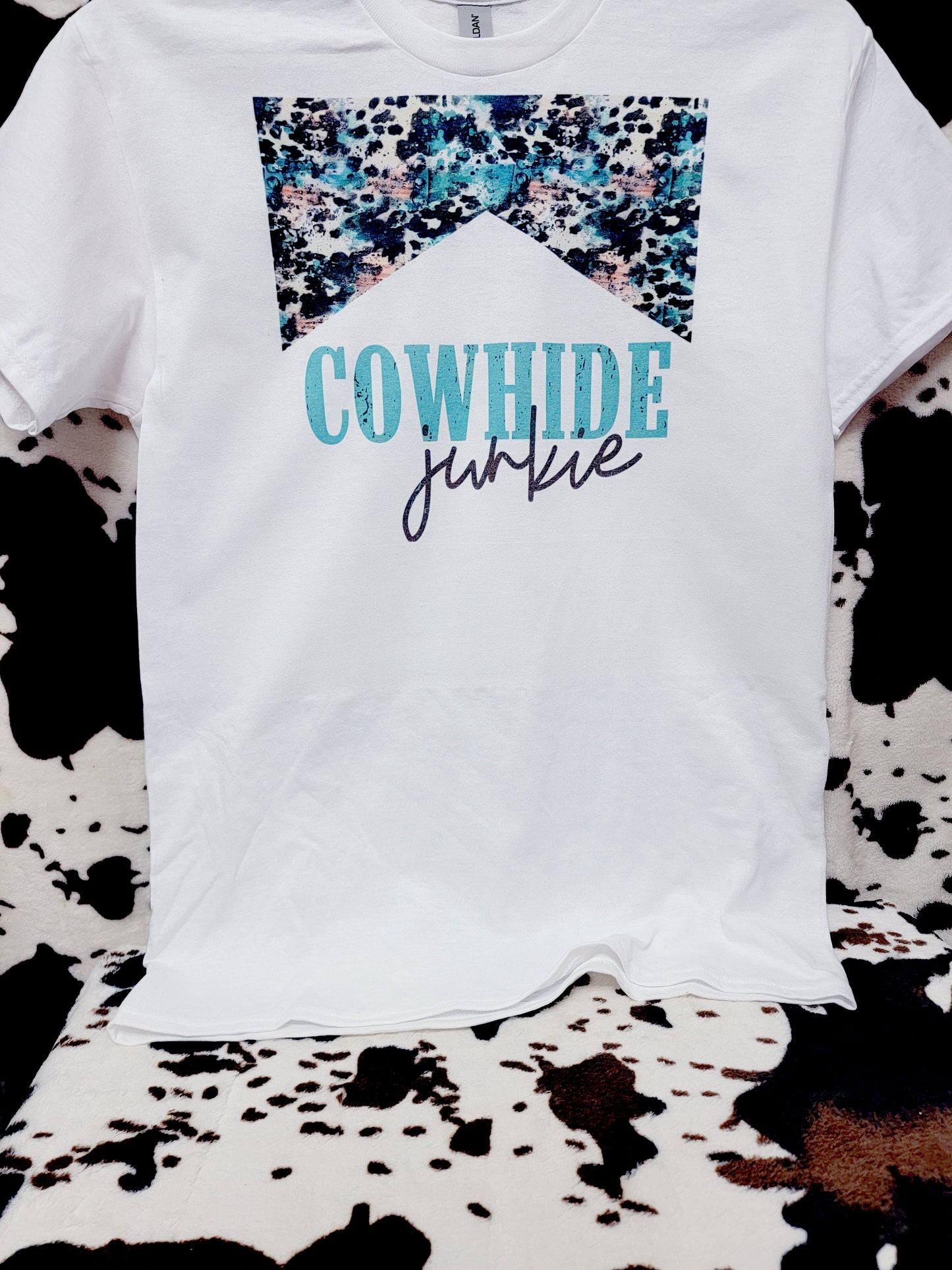Cowhide Junkie Graphic T-Shirt