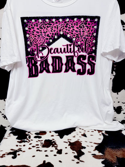 Beautiful Badass Western Graphic T-Shirt