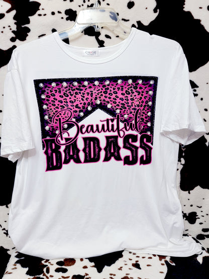 Beautiful Badass Western Graphic T-Shirt