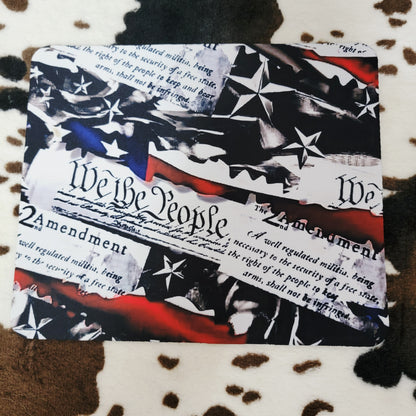 We The People Flag Mouse Pad