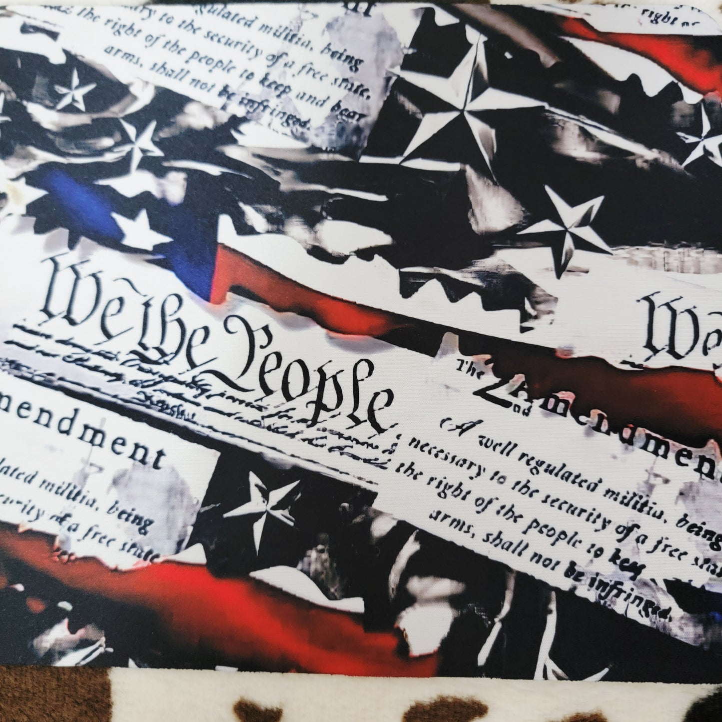 We The People Flag Mouse Pad