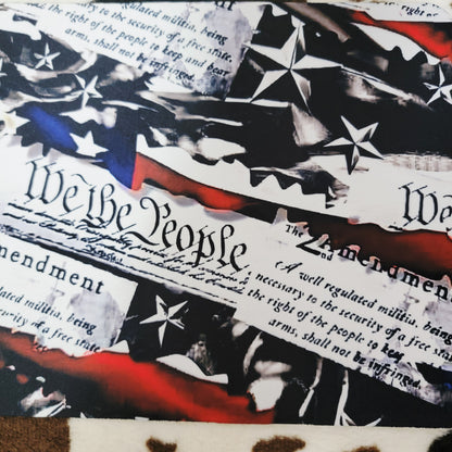 We The People Flag Mouse Pad
