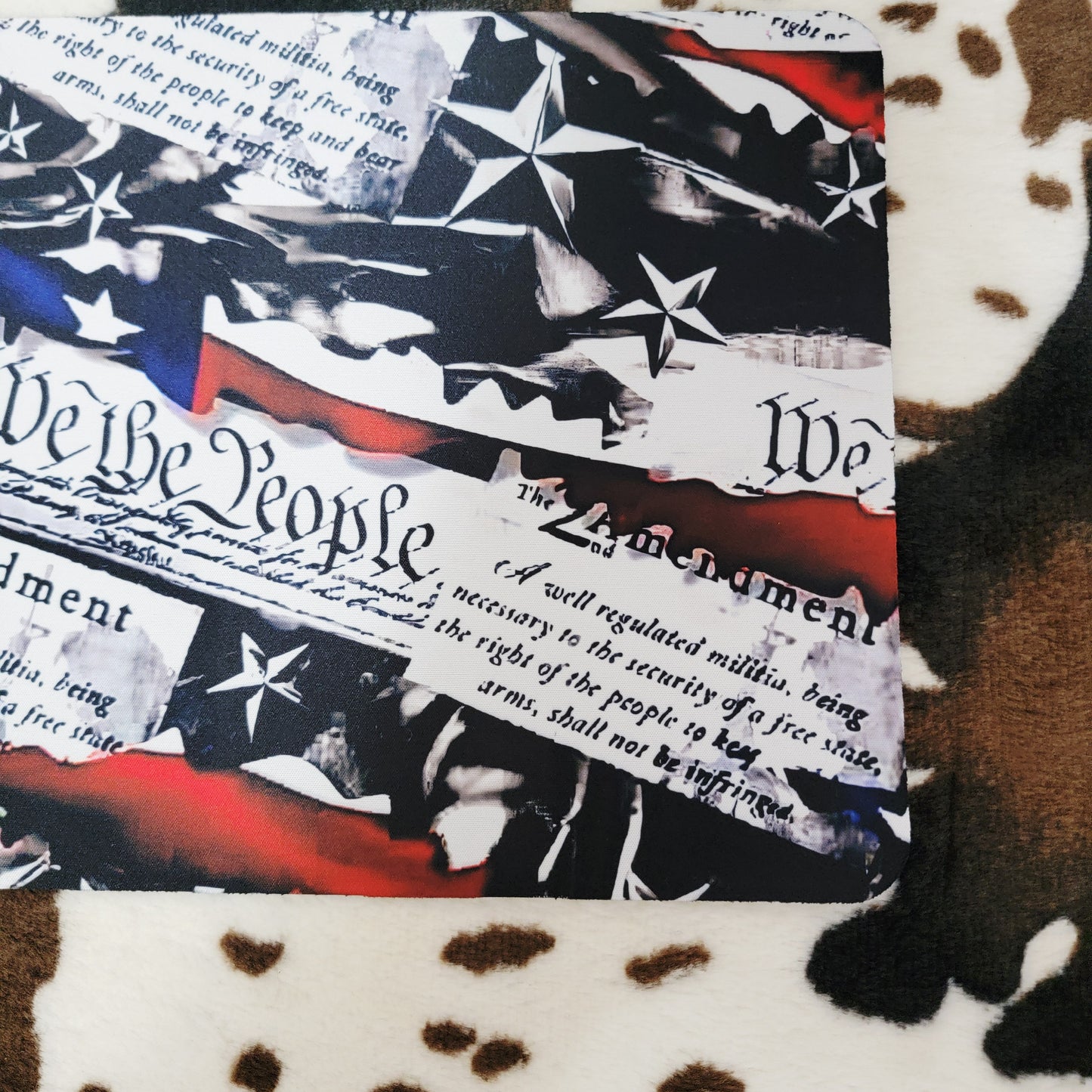 We The People Flag Mouse Pad