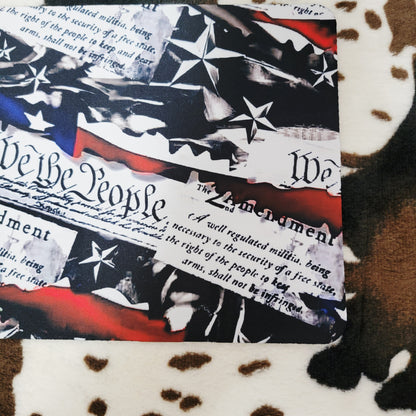 We The People Flag Mouse Pad