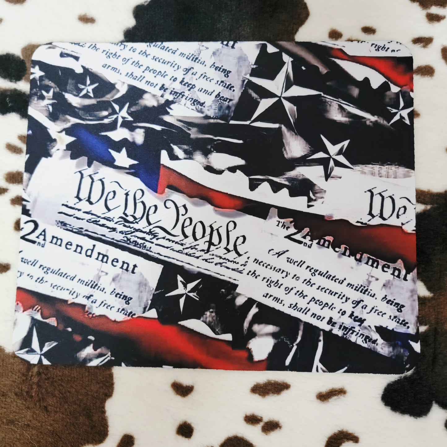We The People Flag Mouse Pad