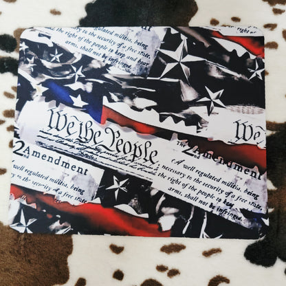 We The People Flag Mouse Pad