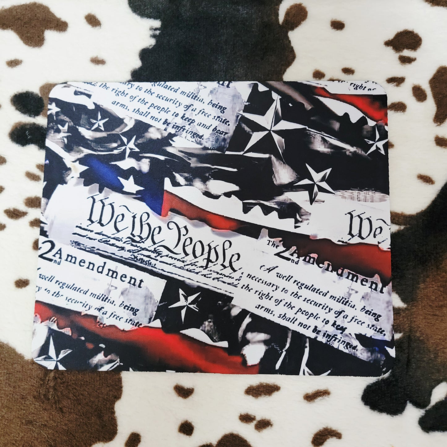 We The People Flag Mouse Pad