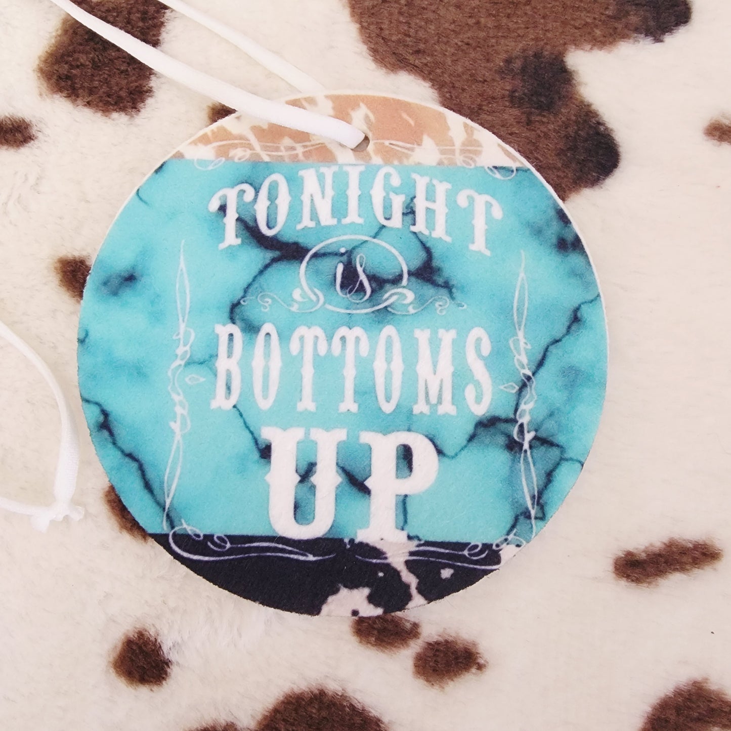 Bottoms Up Unscented Car Air Freshener