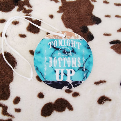 Bottoms Up Unscented Car Air Freshener