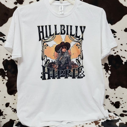 Hillbilly Hippie Western Graphic T-Shirt