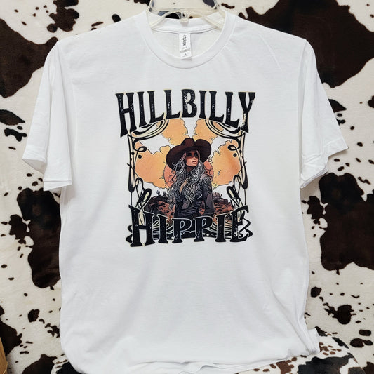 Hillbilly Hippie Western Graphic T-Shirt