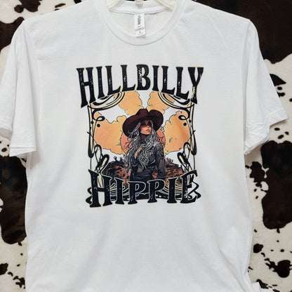 Hillbilly Hippie Western Graphic T-Shirt
