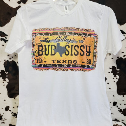 Bud and Sissy Western Graphic T-Shirt