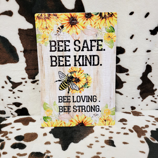 Bee Kind 120-Piece Jigsaw Puzzle Handmade Custom One-of-a-Kind