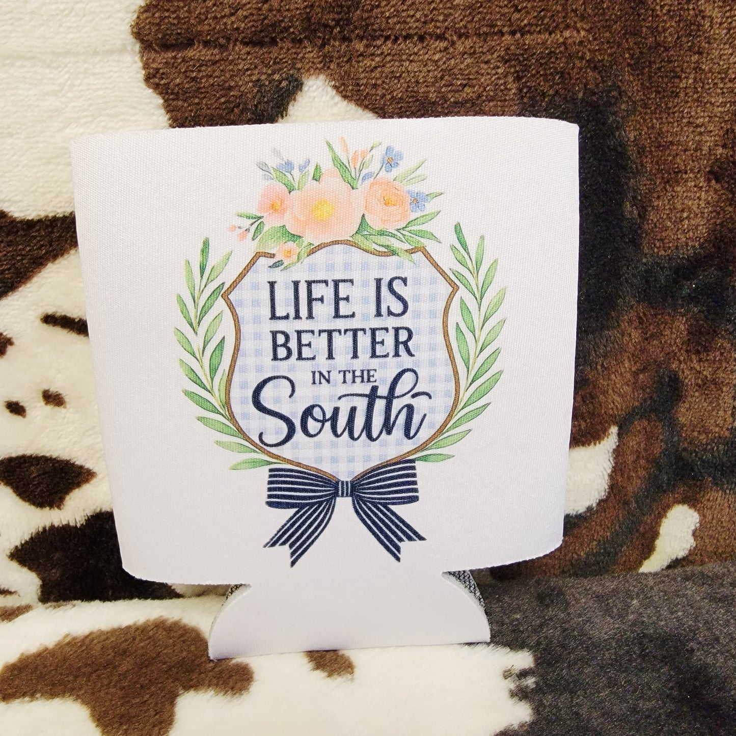 Better In The South Custom Can Cooler Koozie Insulated Drink Sleeve Drink Holder