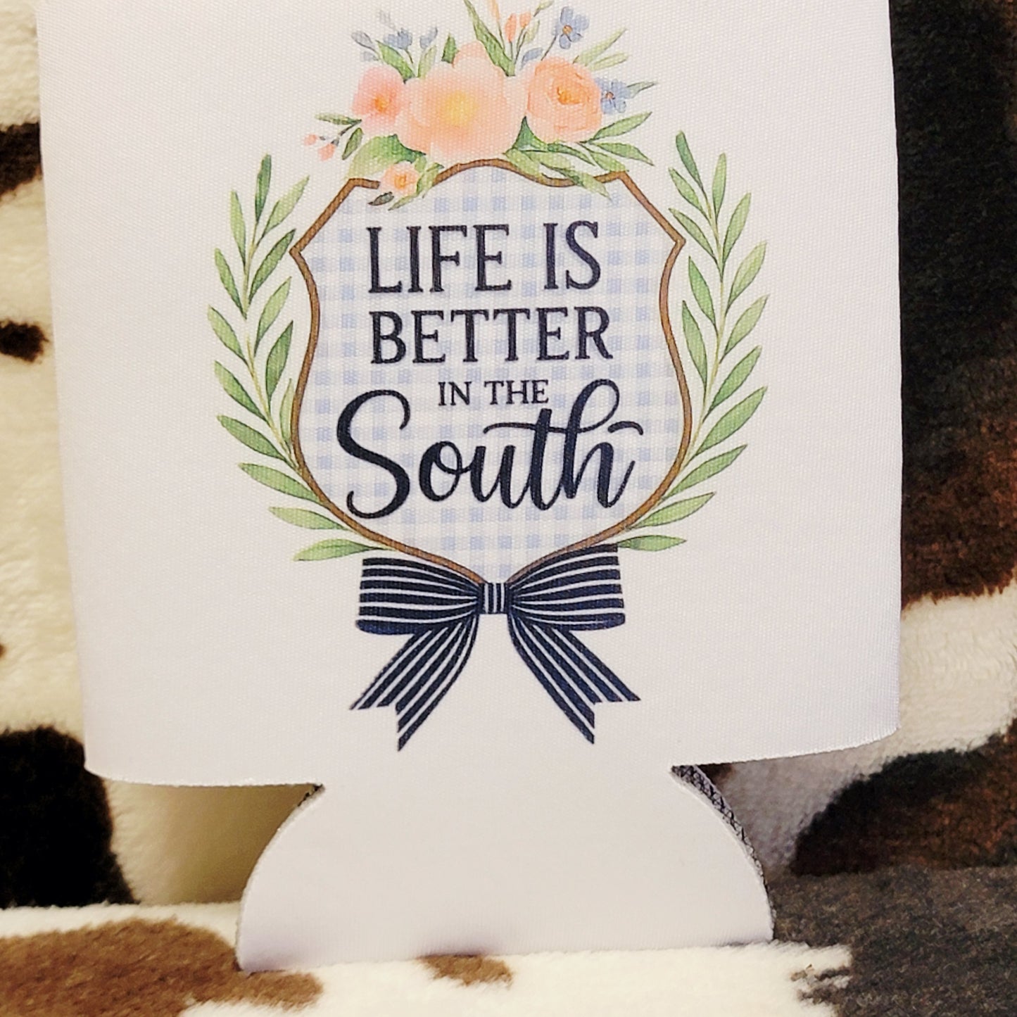 Better In The South Custom Can Cooler Koozie Insulated Drink Sleeve Drink Holder