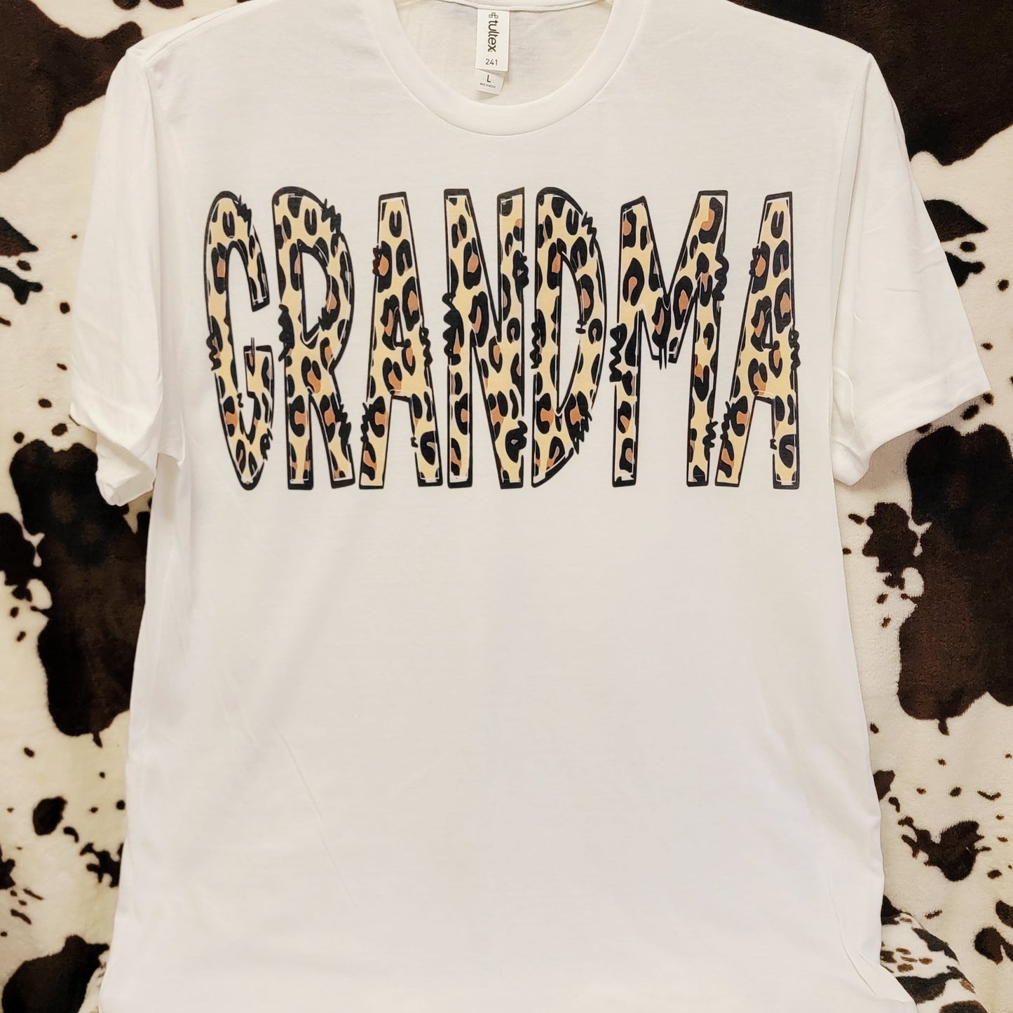 Grandma Animal Print Western Graphic T-Shirt