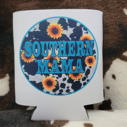 Southern Mama Sunflower Can Cooler Drink Holder Koozie