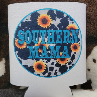 Southern Mama Sunflower Can Cooler Drink Holder Koozie