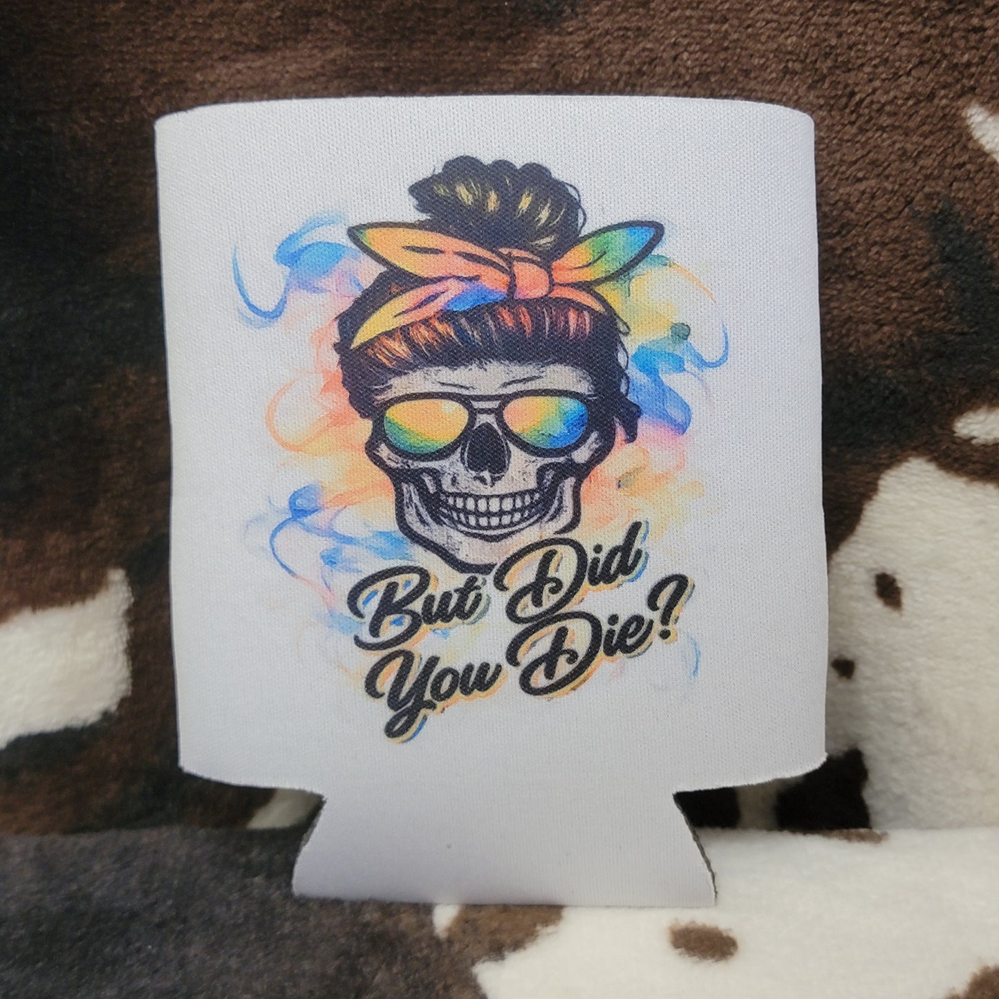 Skull Custom Can Cooler Koozie Insulated Drink Sleeve Drink Holder