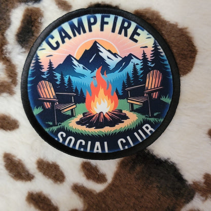Campfire Social Club Round Hat Patch