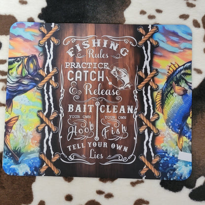 Fishing Bass Mouse Pad