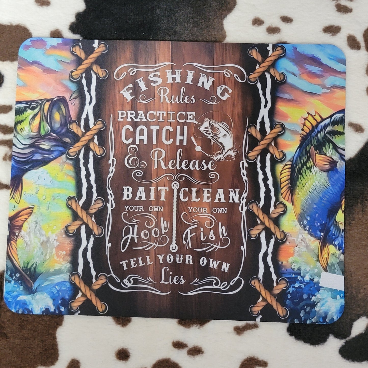 Fishing Bass Mouse Pad