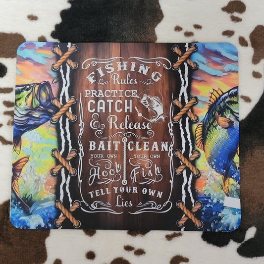 Fishing Bass Mouse Pad