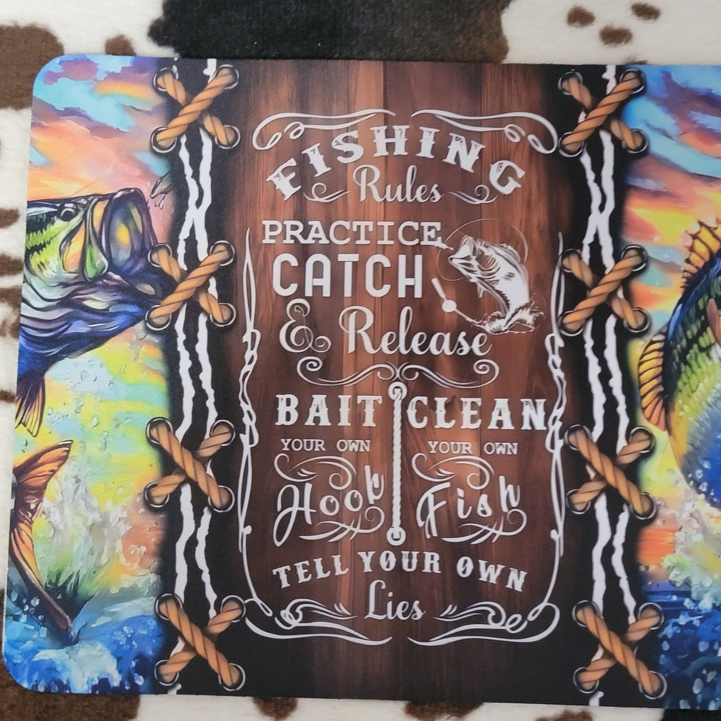 Fishing Bass Mouse Pad