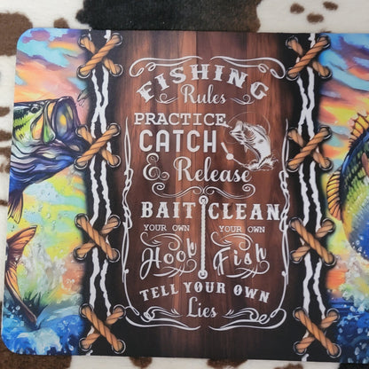Fishing Bass Mouse Pad