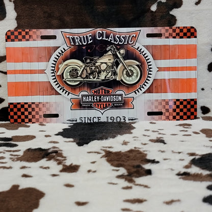 Harley Car Tag License Plate