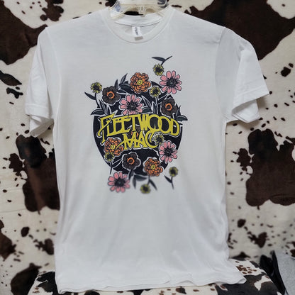 Fleetwood Mac Floral Graphic T-Shirt
