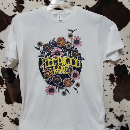 Fleetwood Mac Floral Graphic T-Shirt