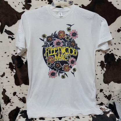 Fleetwood Mac Floral Graphic T-Shirt