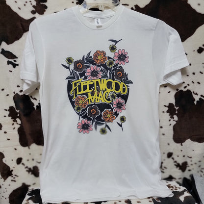 Fleetwood Mac Floral Graphic T-Shirt